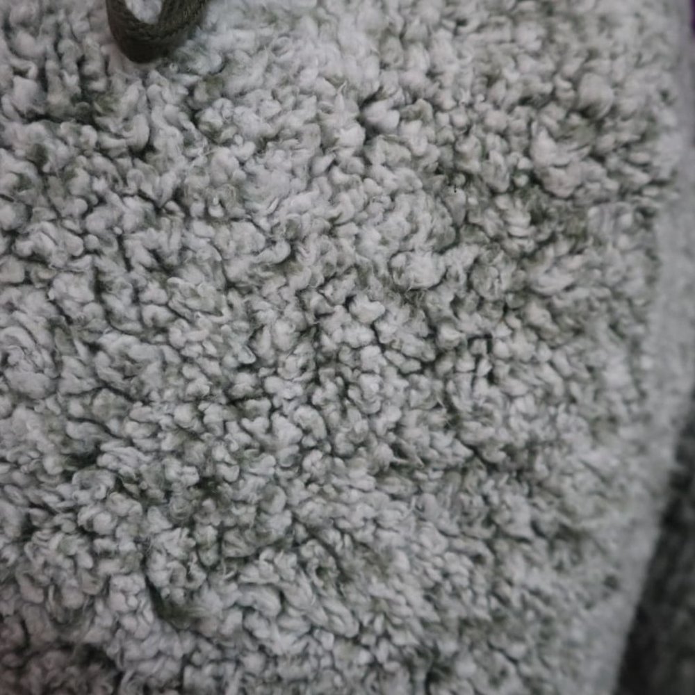 CROPPED FLEECE HOODIE Sz XS Green Sage Super Soft Cozy Boho Soft Grunge - Picture 5 of 7